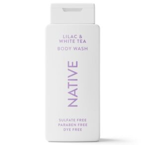 Native Body Wash, Lilac & White Tea- 18oz