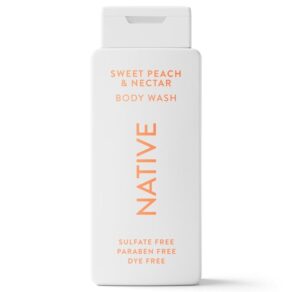 Native Body Wash Sweet Peach & Nectar- 18oz