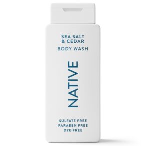 Native Body Wash Sea Salt & Cedar- 18oz