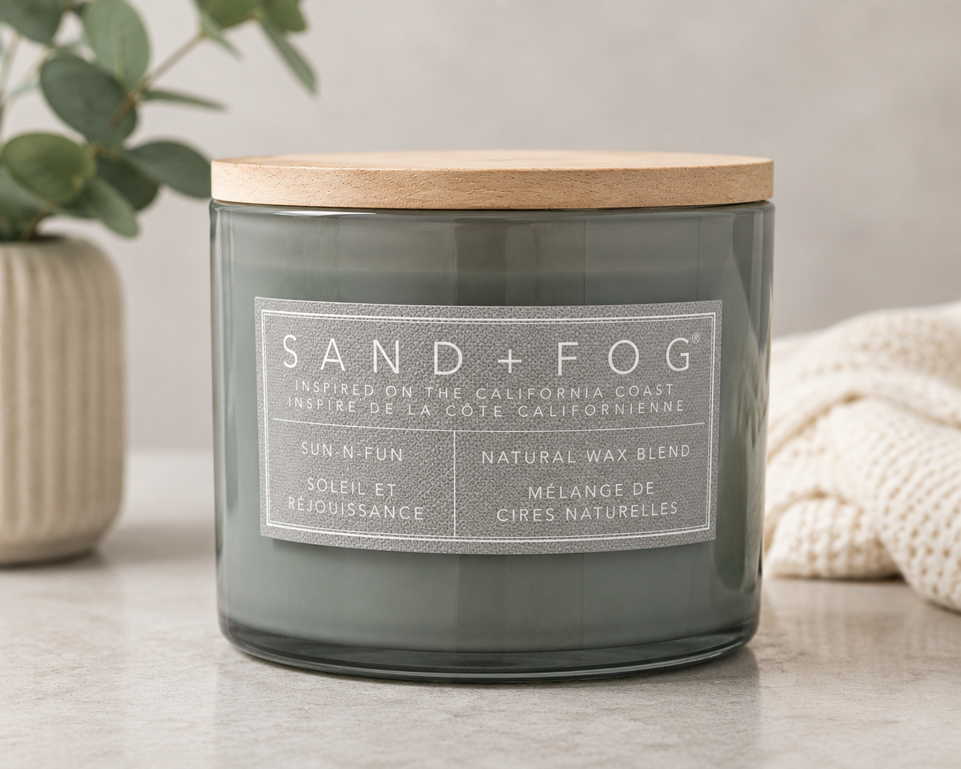 Sand + Fog Sun-n-Fun 2 Wick Scented Candle- 12oz