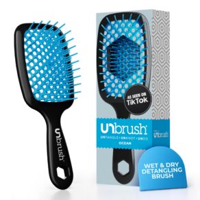 FHI Heat UNbrush Detangling Hair Brush, Ocean Blue