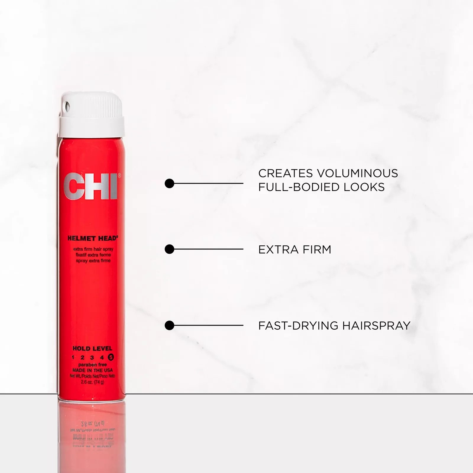 CHI Helmet Head Extra Firm Hairspray- 2.6oz