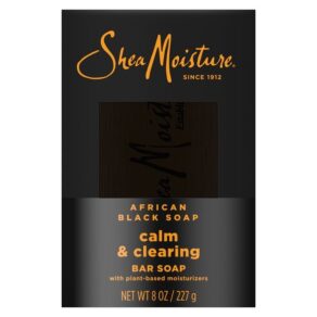 SheaMoisture African Black Soap Calm & Clearing Bar Soap- 8oz