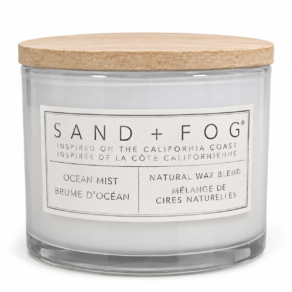Sand + Fog Ocean Mist 2 Wick Scented Candle 12oz
