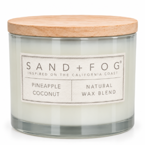 Sand + Fog Pineapple Coconut 2 Wick Scented Candle- 12oz